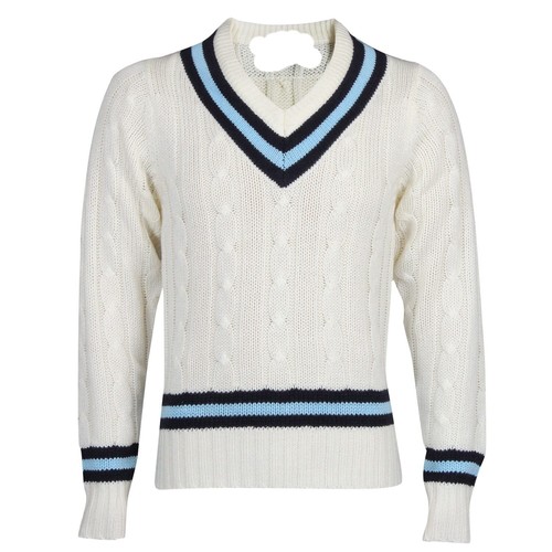 Mens white cricket sweater - mens,