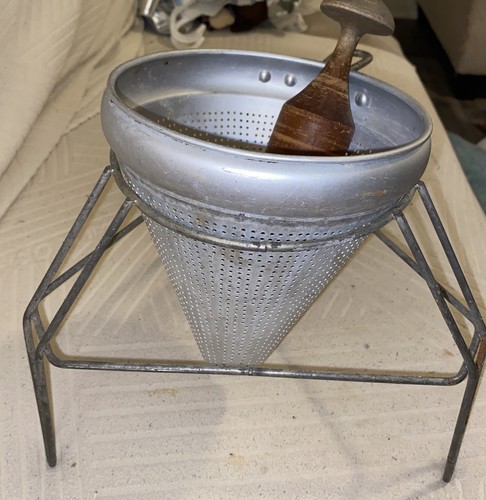 Vintage metal aluminum tomato - vintage,
