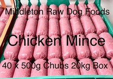 Frozen Dog Food  Chicken Mince