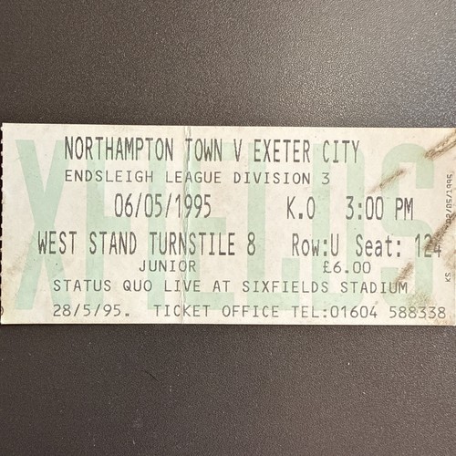Northampton town exeter - town, v