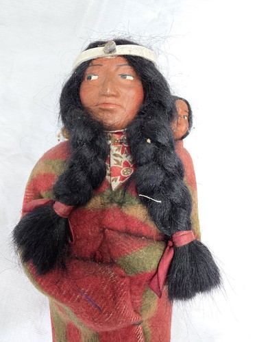 Vintage skookum indian - vintage, doll