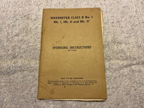 Ww2 military radio wavemeter - military,