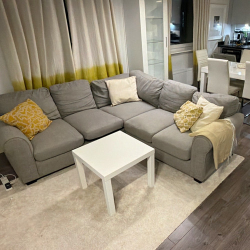 Grey shape corner sofa - corner, 5