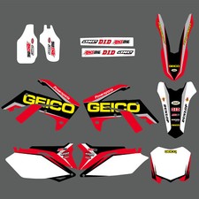 TEAM GRAPHICS DECALS FOR HONDA CRF250R 2010 2011 2012 2013 CRF450R 2009-2012