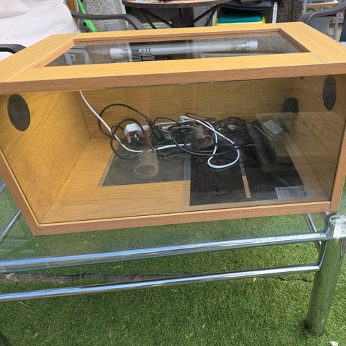 Reptile vivarium tank used - vivarium,