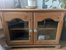 Solid Pine Corner TV Cabinet 