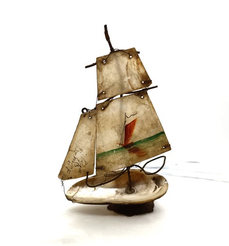 Vintage sail boat thimble - sail,