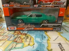 MOTORMAX 1969 PONTIAC GTO JUDGE (GREEN) 1:24 **BRAND NEW IN BOX**