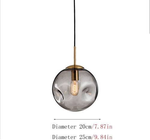 Dimple glass pendant light - dimple,