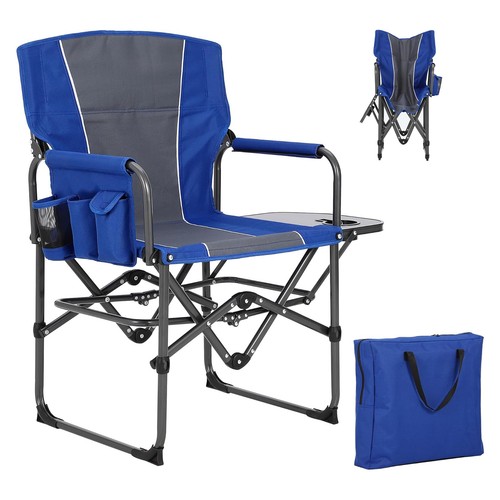Folding director chair side - folding,