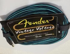 Fender Vintage Voltage Guitar Lead Cable 3 Metres 10ft Blue and Black