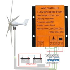 1000W 12V 24V 48V wind charge controller wind turbine charge controller boost charge controller