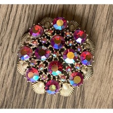 Vtg Coro Brooch AB Aurora