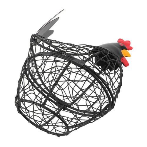 Black kitchen wire egg basket - wire,