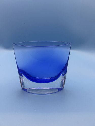 Krosno blue vase - krosno,