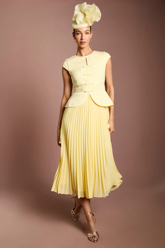 Coast lemon midi - dress, womens