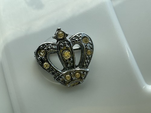 Vtg crown brooch clasp - vtg,