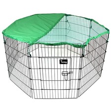 Dog Pet Pen 8 Panel Puppy Rabbit Metal Playpen Run Cage Foldable Fence Enclosure