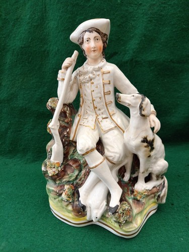 Antique staffordshire figure - staffordshire,
