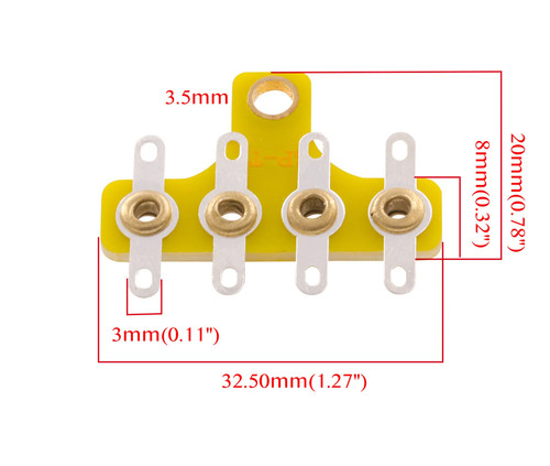 Solder tag strip - strip., terminal