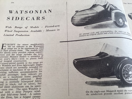 Watsonian sidecars 1955 - watsonian,