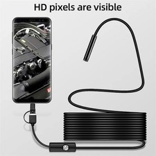 USB Type C Endoscope Borescope Snake Inspection Camera 3 in 1 for Phone Android