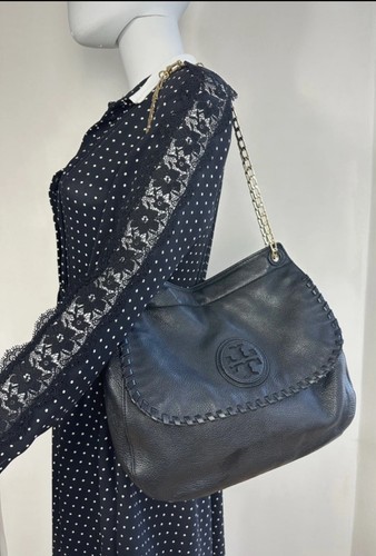 Tory burch black leather - burch,