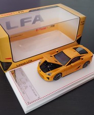 Focal Horizon Lexus LFA 1:64 Opening Hood  Yellow Diecast Model