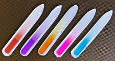 Glass Nail Files / buffer 2 to 6 piece Luxury  kits multilist - UK STOCK