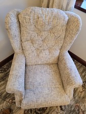 Wing Back Chair Upholstered to