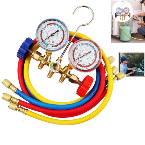Refrigerant manifold gauge - refrigerant, set