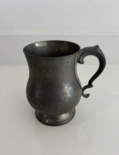 Vintage pewter tankard - vintage,