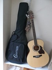 Crafter GA6n acoustic guitar & Hard Case, new waranteed