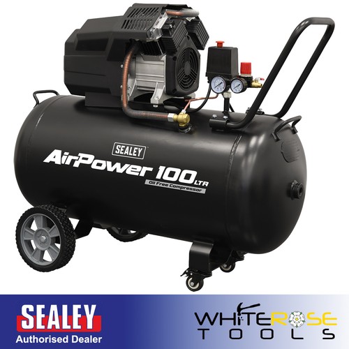 Sealey air compressor 100l - compressor,
