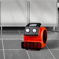 Portable Ventilator Axial Blower Workshop Ducting Extractor Industrial Fan 350W