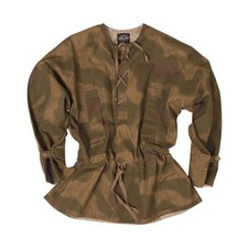 Mil-Tec Replica WW2 German Army Smock 100% Cotton Tan & Water Camo