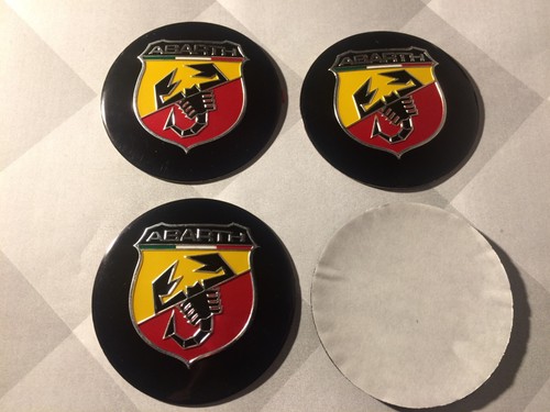 Stickers abarth fiat wheel - 4x,