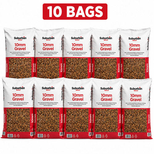 10mm pea shingle gravel 225kg - 10mm,