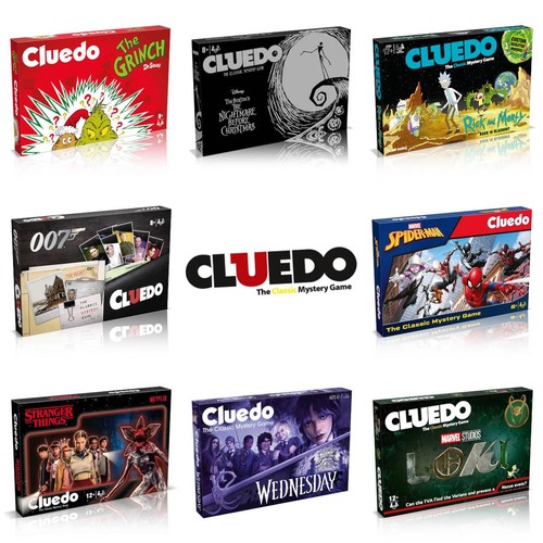 Cluedo mystery board games - cluedo,