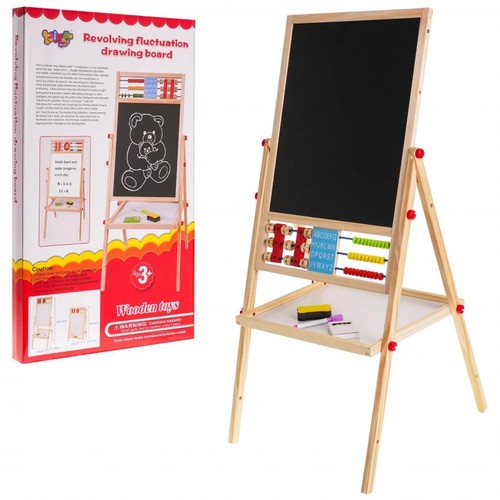 Kids wooden double sided easel - kids,