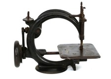 Willcox and Gibbs Cast Iron Hand Crank Sewing Machine