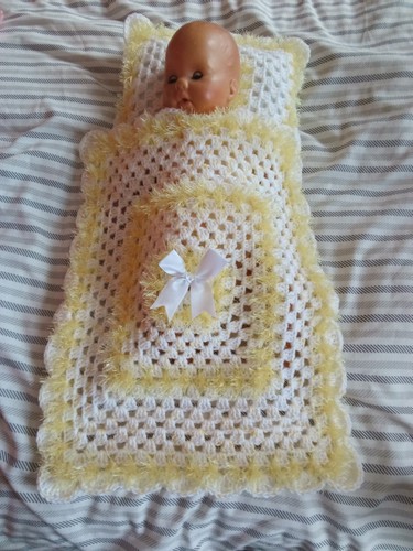 Dolls pram and - dolls, cot