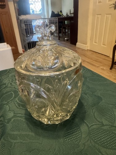 Caithness crystal bowl and lid - caithness,