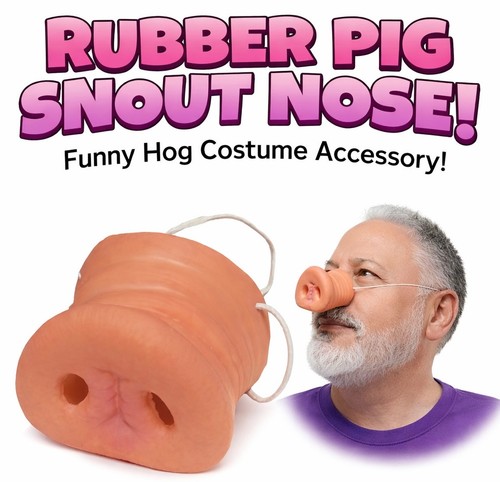 Pig snout nose rubber - pig,