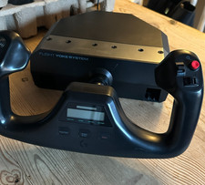 Logitech Saitek Pro Flight Yoke System + Throttle PZ44 ✈️ Tested🎁Great Gift