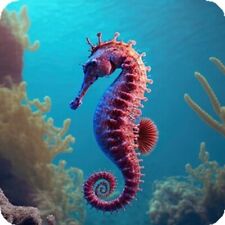 Seahorse Sea life Square
