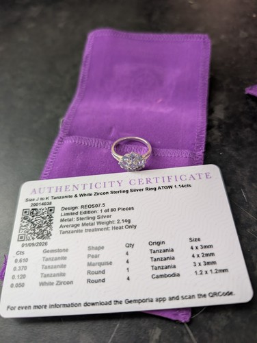Gemporia size k tanzanite - to,