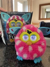Furby Boom Pink White Polka
