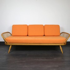 Romo Linen Blend Replacement Cushions for Ercol 355 Daybed/Studio in Manderin