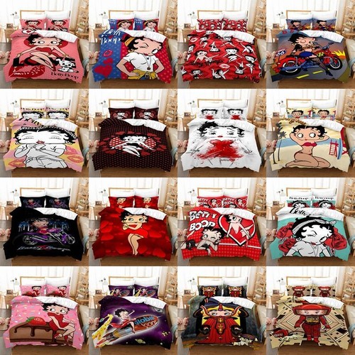 3pcs betty boop bedding set - betty,